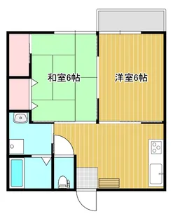 新潟県新潟市秋葉区荻島1【アパート】の間取り