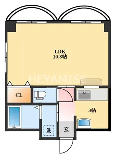 Rコート長崎【3階】の間取り