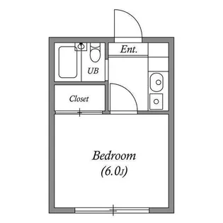 コートヤードシブヤ【1階】の間取り