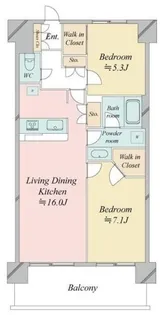 レジディア南千住【4階】の間取り