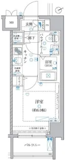 レアライズ川崎【5階】の間取り