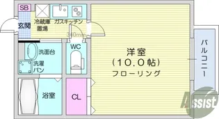 パークフォレスト黒松【1階】の間取り