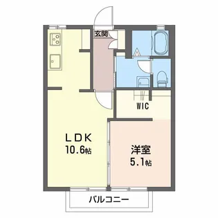 ハイツヒラオカ【2階】の間取り