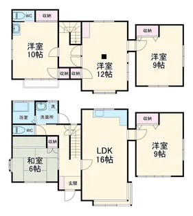 静岡県浜松市天竜区二俣町鹿島【一戸建】の間取り