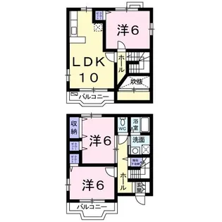 3LDKの間取り画像