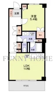東京都世田谷区上馬5【マンション】の間取り