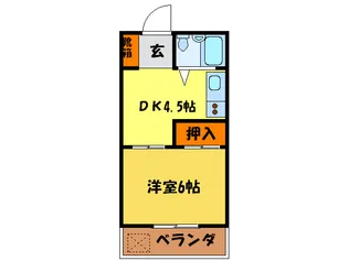 メゾン・ド・ラモン【4階】の間取り