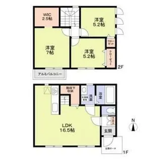 奈良県橿原市和田町【一戸建】の間取り
