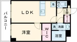 メゾンドオンディーヌ【3階】の間取り