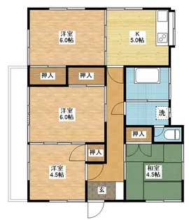 ラ・フォレット大園【2階】の間取り