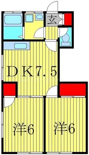 ルーミー高砂の間取り