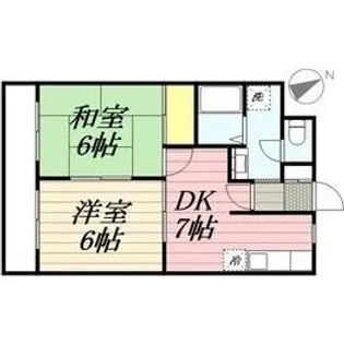 岐阜県可児市徳野南1【マンション】の間取り