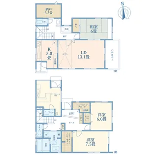 埼玉県さいたま市大宮区三橋3【一戸建】の間取り