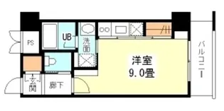 コプリーキタハナダ【4階】の間取り