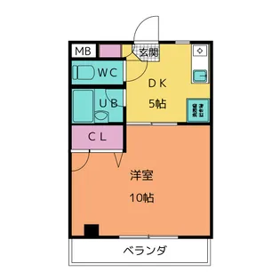 横井ビルII【2階】の間取り