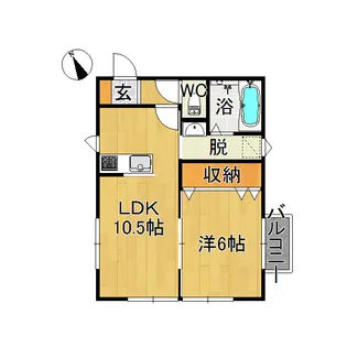 サンシティ紙漉I【2階】の間取り