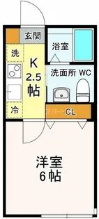 ブリーズ東船橋【1階】の間取り