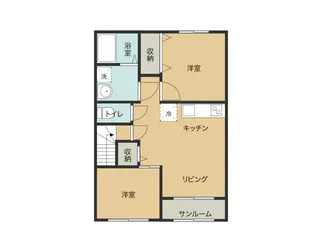 アムールゴセ【2階】の間取り