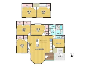 CAT CO-HABITAT【1階】の間取り