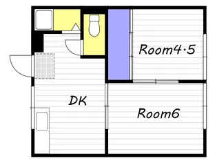プロスペリーテ西古松 B棟【2階】の間取り