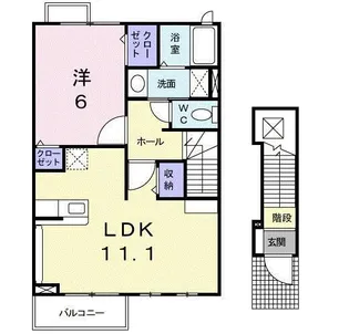 Y・Y Lily B棟【2階】の間取り