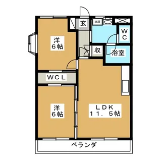 Famille Ce-la vie【4階】の間取り