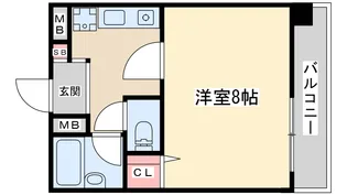 エスリード新大阪第7【10階】の間取り