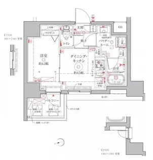 東京都台東区北上野2【マンション】の間取り