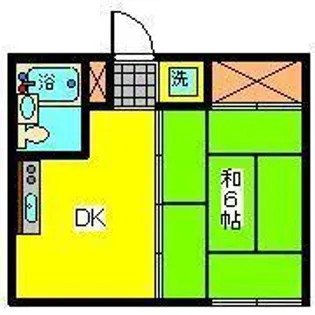 レジデンス山王【3階】の間取り