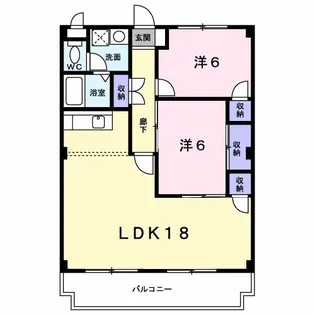 アネックス翠香園【3階】の間取り