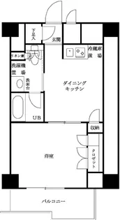 ルーブル仲六郷壱番館【8階】の間取り