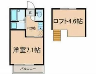 メゾン・ド・てるる【2階】の間取り