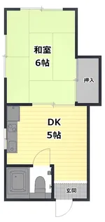 コーポ宝永【1階】の間取り