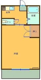 リトルハイム旭 五六号館【3階】の間取り