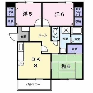 ボナール山の手パートII【1階】の間取り
