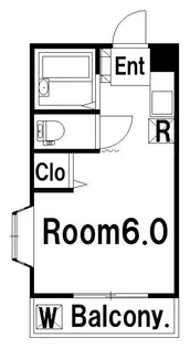 天神ハイツ【2階】の間取り