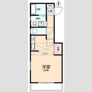 エスキーナ【1階】の間取り