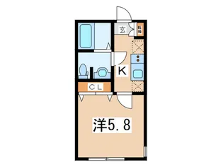 Keep Lagoon西谷【1階】の間取り