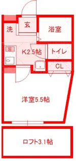 ソラティオ湘南【1階】の間取り