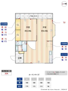 原コーポI【2階】の間取り