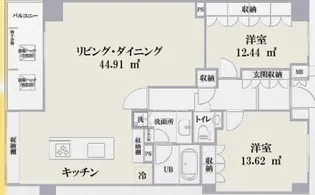 プレノ小石川【5階】の間取り