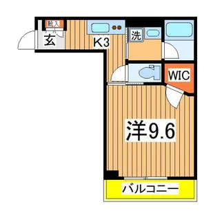 Grelot blanc【2階】の間取り