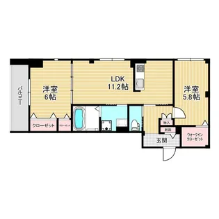 ストック羽沢【2階】の間取り