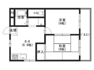 ウィステリア神戸西【2階】の間取り