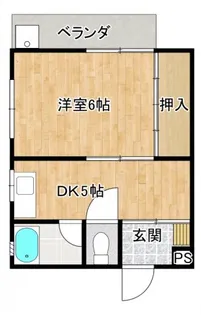 あすなろマンション【2階】の間取り