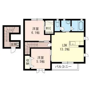 ドルチェA【2階】の間取り