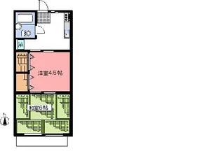 グリーンヒル秀和【2階】の間取り