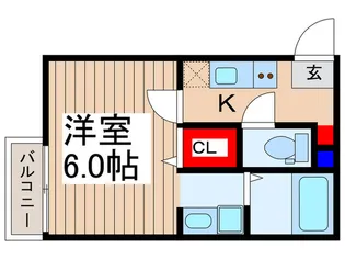 スプリングガーデン上福岡【2階】の間取り