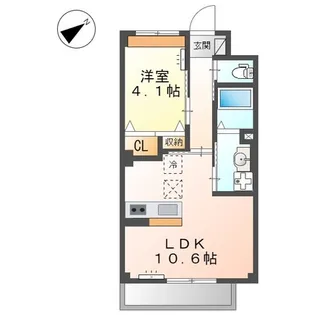 カーサフィオーレ【3階】の間取り