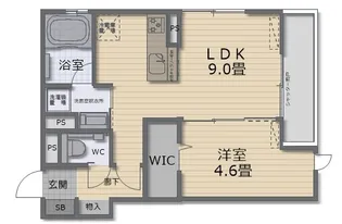 グリーンベリーフィールズ【1階】の間取り